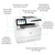 HP LaserJet Enterprise Stampante multifunzione Enterprise LaserJet M430f, Bianco e nero, Stampante per Aziendale, Stampa, copia, scansione, fax, ADF da 50 fogli; Stampa fronte/r...