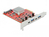 DeLOCK 89041 Schnittstellenkarte/Adapter Eingebaut USB 3.2 Gen 2 (3.1 Gen 2)