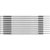 Brady SCNG-05-S kábeljelölő Fekete, Fehér Nejlon 10 dB