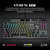 Corsair K70 RGB TKL klawiatura USB QWERTZ Niemiecki Czarny