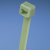 Panduit Cable Tie, 7.4"L (188mm), Standard, Polypropylene, Green, 1000pc presilla Nylon Verde