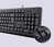 Trust TKM-250 toetsenbord Inclusief muis USB QWERTZ Duits Zwart