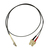 Videk 62.5/125 OM1 LC to SC Duplex Fibre Optic Patch Cable Grey 2Mtr