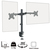 piXL DOUBLE ARM monitor mount / stand 68.6 cm (27") Black