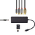 Lindy 43358 base para portátil y replicador de puertos Alámbrico USB 3.2 Gen 1 (3.1 Gen 1) Type-C Negro