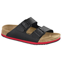 Artikelbild: Birkenstock Arizona SL Damen-Sandale, schwarz/rot