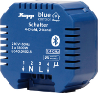 KOPP 864004028 INB SCHAKELAAR 4-DR 16A 2 KAN