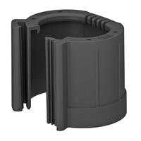 Rohrendtülle, teilbar metrisch M25 Polyethylen schwarz