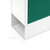 Relaxdays Briefkasten mit Zeitungfach, HBT: 30 x 36 x 10 cm, Metall, mit 2 Schlüsseln, moderner Postkasten, Farbwahl