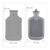 Wärmflasche in Grau - 2 Liter 10045457_0