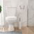 Relaxdays Toilettenpapierhalter ohne Bohren, Bambus, selbstklebender Klopapierhalter, Badezimmer, Wandmontage, natur