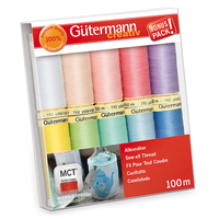 Thread Set: Sew-All: 100m: Pack of 10