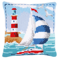 Cross Stitch Kit: Cushion: Lighthouse