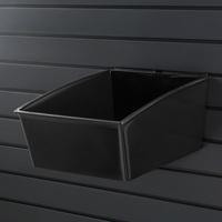 Popbox „Big” / Warenschütte / Box für Lamellenwandsystem | fekete