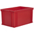 65L Euro Container - Solid Sides & Base - 600 x 400 x 325mm - Grey