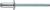 Artikeldetailsicht FORTIS FORTIS Blindniete Standard (75Stück) Flachrundkopf, 4,8x16mm