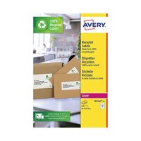 Avery Recycled Address Labels 16/Sheet White (Pack of 240) LR7162-15