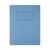 Silvine 9x7 inch/229x178mm Exercise Book 7mm Square 80 Pages Blue (Pack 10)