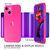 NALIA Chiaro Cover Neon compatibile con iPhone 14 Custodia, Trasparente Colorato Silicone Copertura Traslucido Case Resistente, Protettiva Antiurto Sottile Bumper Morbido Protez...