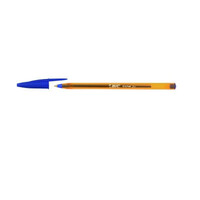 BIC Cristal Boligrafo Fine Cuerpo naranja Trazo 0.3 mm color azul