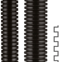 Wellschlauch, Innen-Ø 11.5 mm, Außen-Ø 15.8 mm, BR 35 mm, Polyamid, schwarz