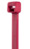 Kabelbinder, lösbar, Nylon, (L x B) 188 x 4.8 mm, Bündel-Ø 1.5 bis 47.8 mm, rot,