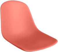 Sitzschale Emeo ohne Armlehne; 45x50x42 cm (BxTxH); marsala; 2 Stk/Pck
