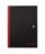 Oxford Black n Red Notebook A4 Hardback Casebound Ruled With Single Cash 192 Pages (Pack 5) 100080537