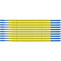 Clip Sleeve Wire Markers SCNG-07-6, Black, Yellow, Nylon, 300 pc(s), 2.4 mm Marcatori per cavi