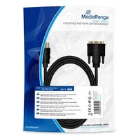 Hdmi To Dvi Connection Cable, , Gold-Plated, Hdmi Plug/Dvi-D ,