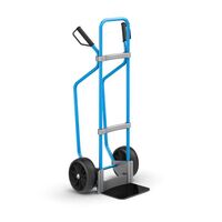 Sack truck with runners, blue