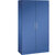 Armario de puertas batientes ASISTO, altura 1980 mm, anchura 1000 mm, 4 baldas, azul genciana / azul genciana.