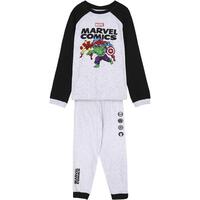 PIJAMA LARGO SINGLE JERSEY MARVEL GRAY