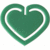 Büroklammern Herzklip 30mm VE=1000 Stück grün