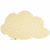Symbol-Tafel Skinshape Wolke lackiert 100x150cm RAL 1013 perlweiß