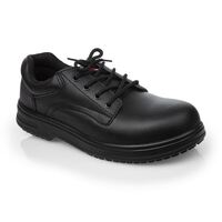 Slipbuster Basic Safety Shoes Toe Cap - Padded Collar and Tongue in Black - 39