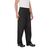 Chef Works Essential Baggy Pants in Black - Polycotton with Pockets - XS
