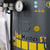 Prüfplaketten 20 mm, Nächster Prüftermin DGUV Vorschrift 3, 2023-2028, Polyethylen Etiketten schwarz-gelb, 1.000 Prüfetiketten auf Rolle