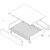 SCHROFF Interscale Montageplaat voor Koffer 221B x 221D