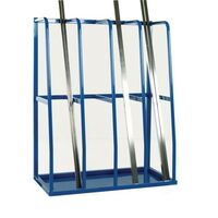 Vertical bar storage rack