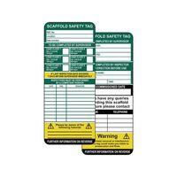 Scaffold safety management tags