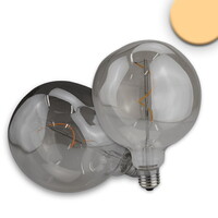 LED Deko-Filament Vintage Line 125, E27, 4W 2200K 90lm 360°, CRi >95, dimmbar, Glas Smoky