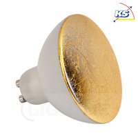 LED Kopfspiegel-Reflektorlampe StepDim, Ø7cm, GU10 5W 2700K 350lm, dimmbar, Gold