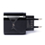 Mała ładowarka GaN 65W z portami USB USB-C QC3.0 PD szybkie ładowanie czarna