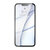 Etui pokrowiec do iPhone 13 sztywna obudowa z żelową ramką przezroczysty