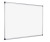 Bi-Office Maya Emaillierte Whiteboard mit Aluminiumrahmen und Stahlrückseite 120x90cm Linksansicht