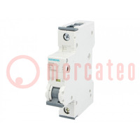 Circuit breaker; 230/400VAC; Inom: 2A; Poles: 1; Charact: C; 10kA