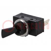 Switch: toggle; Pos: 2; SPST; ON-OFF; 16A/250VAC; 28A/28VDC; 1700