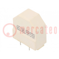 Inductor: wire; THT; 6.8mH; 1.5A; 160mΩ; 230VAC; 15x12.5mm; -20÷50%