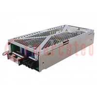 Power supply: switching; for building in,modular; 600W; 24VDC